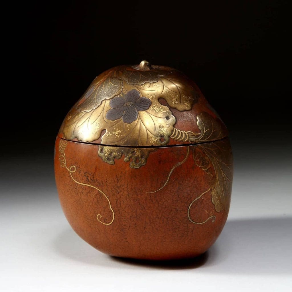 Japanese Gourd Tea Caddy - Sold Archive 