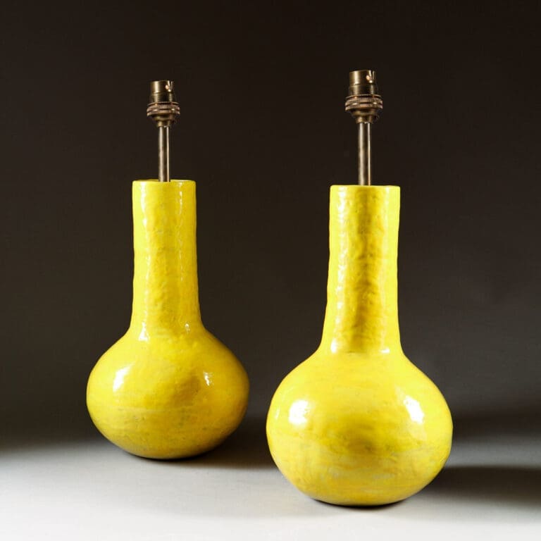 Yellow Glaze Lamps