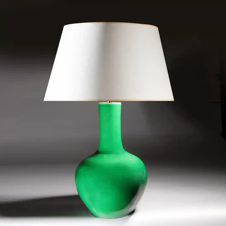 Green Monochrome Chinese Vase lamp