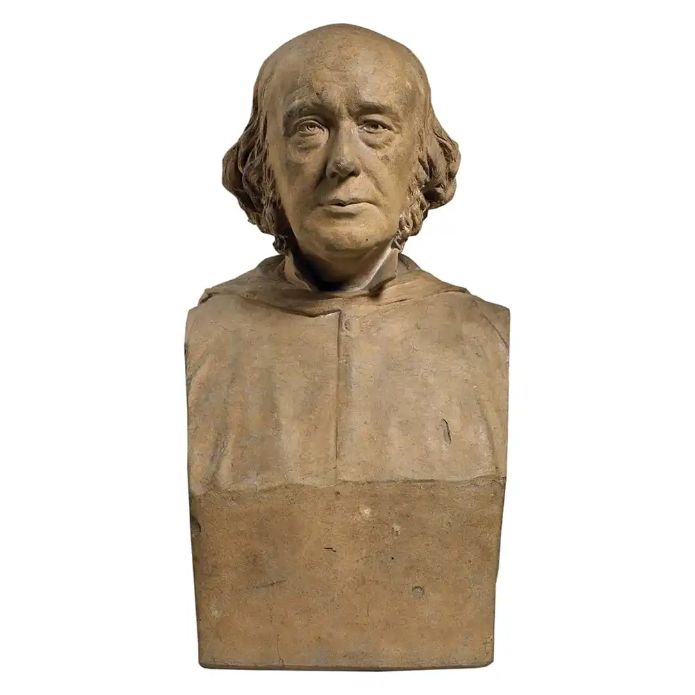 William Ewart Gladstone FRS FSS Portrait Bust ||| Terracotta